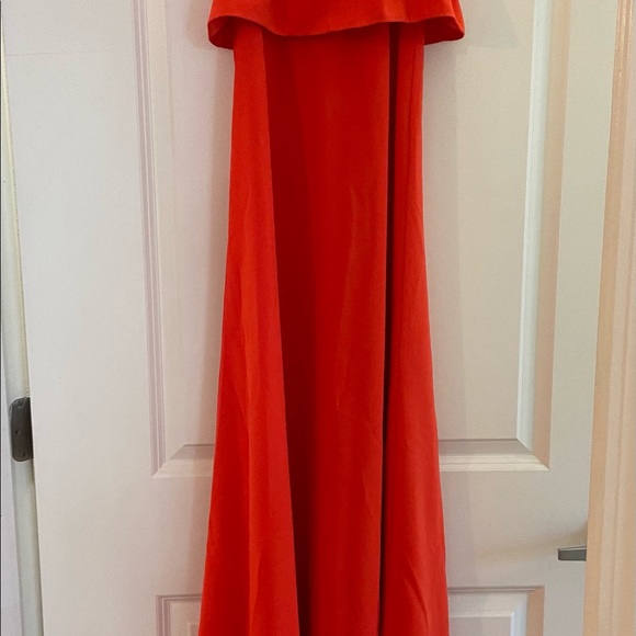 Jill Stuart Iva Crepe Maxi Gown Red - Picture 3 of 4